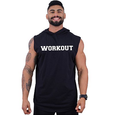 Regata Machão com Capuz Longline MXD Conceito Workout
