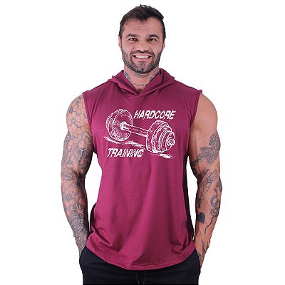 Regata Machão com Capuz Longline MXD Conceito Hardcore Training Com Peso