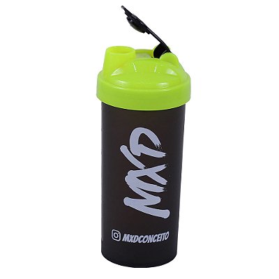 Coqueteleira de 700ML Livre de BPF Exclusivas MXD Conceito Fume com Amarelo