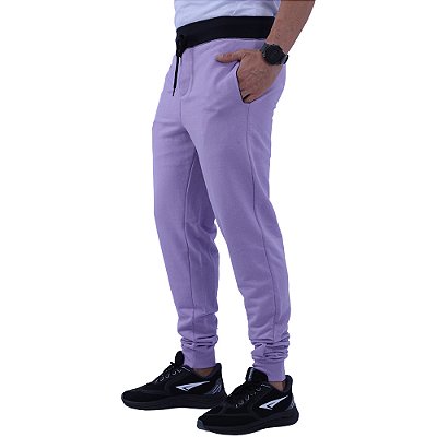 Calça Masculina Moletom MXD Conceito Roxo Bebê