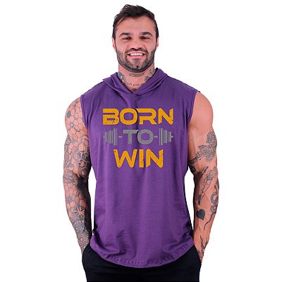 Regata Machão com Capuz Longline MXD Conceito Born To Win