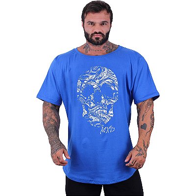 Camiseta Morcegão Masculina MXD Conceito Caveira Liquida