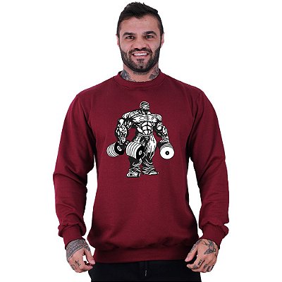 Blusa Moletom Basic Masculina MXD Conceito Sem Touca Bodybuilder