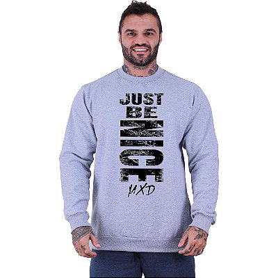Blusa Moletom Basic Masculina MXD Conceito Sem Touca Just Be Nice NYC