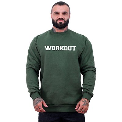 Blusa Moletom Basic Masculina MXD Conceito Sem Touca Workout