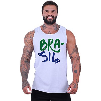 Regata Clássica Masculina MXD Conceito Brasil Pincelado