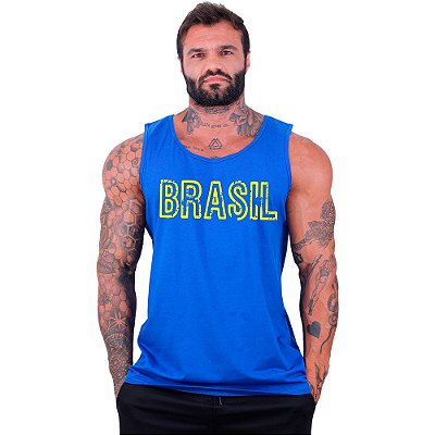 Regata Clássica Masculina MXD Conceito Brasil Manuscrito