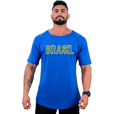 Camiseta Morcegão Masculina MXD Conceito Brasil Manuscrito