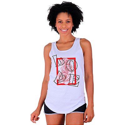 Regata Longline Feminina MXD Conceito Love