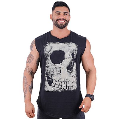 Regata Longline Machão MXD Conceito Premium Skull
