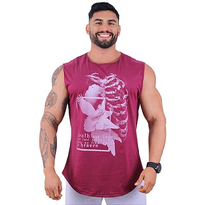 Regata Longline Machão MXD Conceito Premium Desenho Abstrato