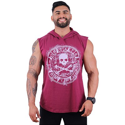 Regata Machão com Capuz Longline MXD Conceito Premium Caveira Pirata