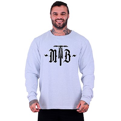 Blusa Moletom Basic Masculina MXD Conceito MTB Mountain Bike Ciclismo MTB Bike