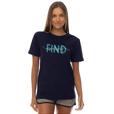 Camiseta Tradicional Manga Curta MXD Conceito Find Yourself