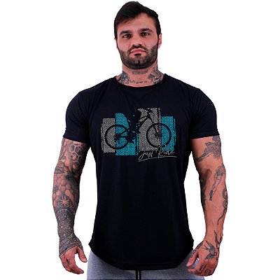 Camiseta Longline MXD Conceito MTB Mountain Bike Just Ride