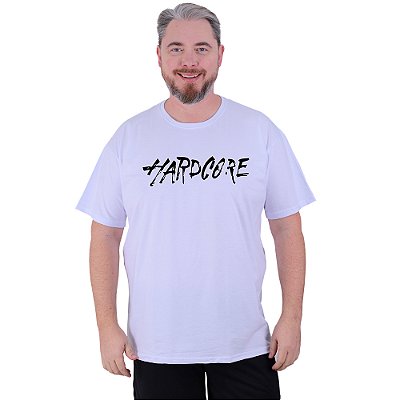 Camiseta Tradicional Estampada Plus Size Curta MXD Conceito HardCore