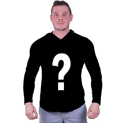 Camiseta Manga Longa Longline Com Touca MXD Conceito - Estampa e Cor Sortida