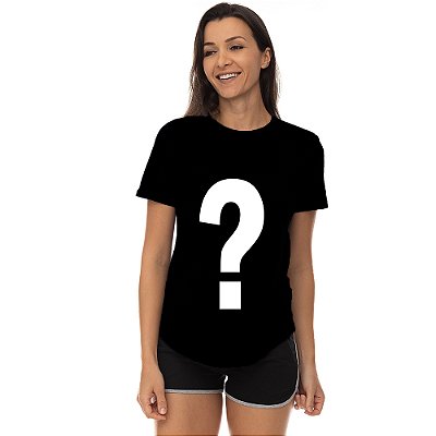 Camiseta Longline Feminina MXD Conceito - Estampa e Cor Sortida