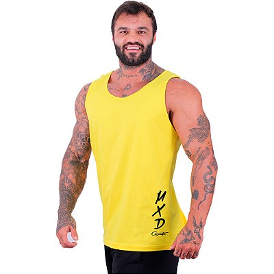 Regata Clássica Estampa Lateral Masculina MXD Conceito Logo Vertical
