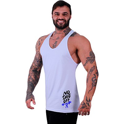 Regata Cavada Estampa Lateral Masculina MXD Conceito No Days Off