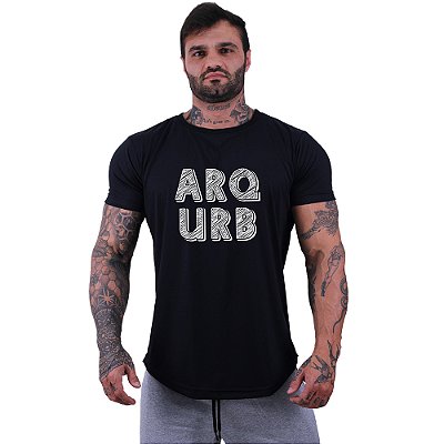Camiseta Longline Estampa Universitária Faculdade Arquitetura e Urbanismo