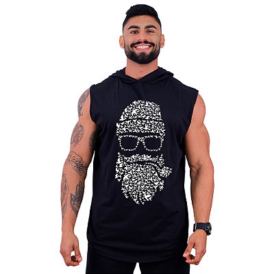 Regata Machão com Capuz Longline MXD Conceito Hipster Feito De Pássaros
