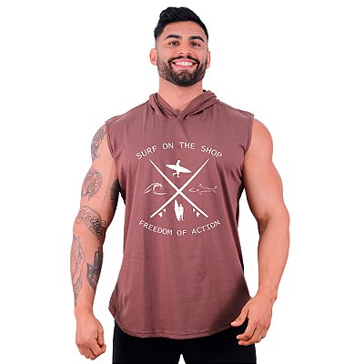 Regata Machão com Capuz Longline MXD Conceito SURF On The Shop Freedom Of Action