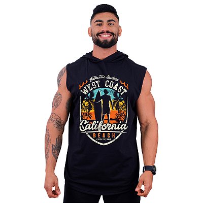 Regata Machão com Capuz Longline MXD Conceito SURF West Coast California Beach