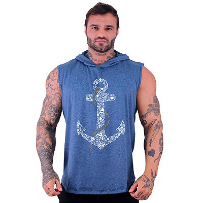 Regata Machão com Capuz Longline MXD Conceito Âncora