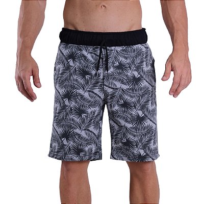 Bermuda Masculina Moletom MXD Conceito Cinza Ramos