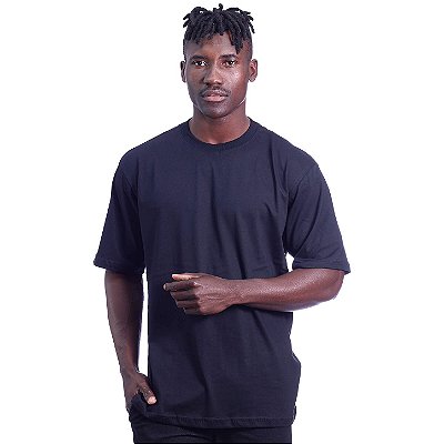 Camiseta Oversized Masculina MXD Conceito Maior Gramatura Preta