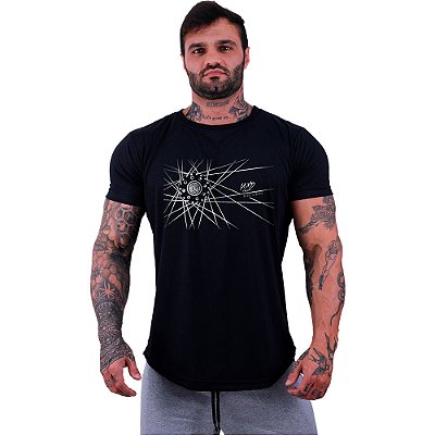 Camiseta Longline Masculina MXD Conceito MTB Ride a Bike