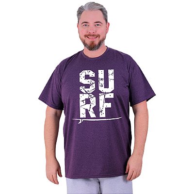 Camiseta Plus Size Tradicional Manga Curta MXD Conceito Surf