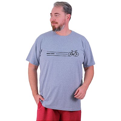 Camiseta Tradicional Estampada Plus Size Curta MXD Conceito Road Bike