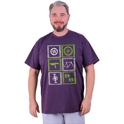 Camiseta Tradicional Estampada Plus Size Curta MXD Conceito MTB Peças Bike
