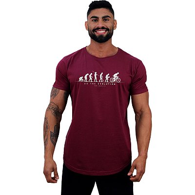 Camiseta Longline Masculina MXD Conceito MTB Do The Evolution