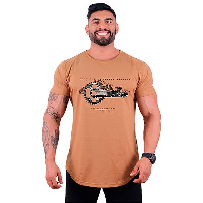 Camiseta Longline Masculina MXD Conceito MTB Only The Mountain Bike Matters