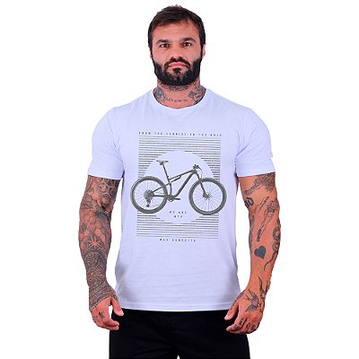Camiseta Tradicional Masculina Manga Curta MXD Conceito MTB From The Sunnise The Dusk