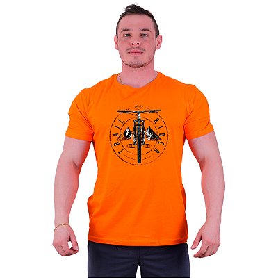 Camiseta Tradicional Masculina Manga Curta MXD Conceito MTB Rider Trail