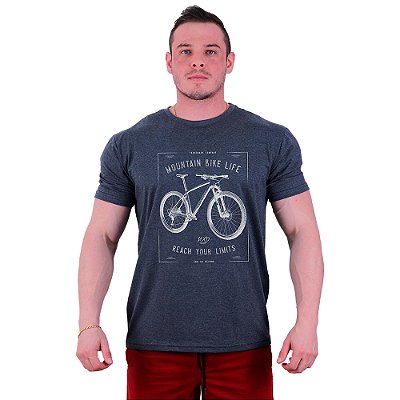Camiseta Tradicional Masculina Manga Curta MXD Conceito MTB Reach Your Limits