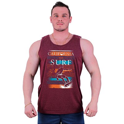 Regata Clássica Estampado Masculina MXD Conceito Califórnia The SURF