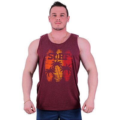 Regata Clássica Estampado Masculina MXD Conceito SURF Três Pranchas