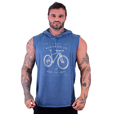 Regata Machão com Capuz Longline MXD Conceito MTB Reach Your Limits