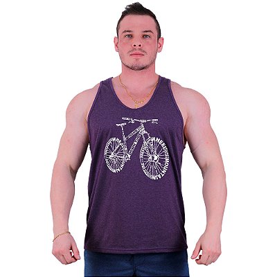 Regata Cavada Masculina MXD Conceito MTB Bike Palavras