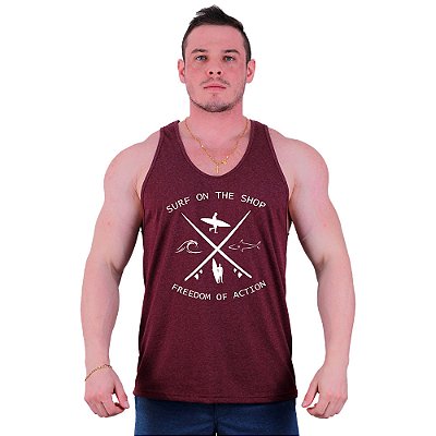 Regata Cavada Masculina MXD Conceito SURF On The Shop Freedom Of Action