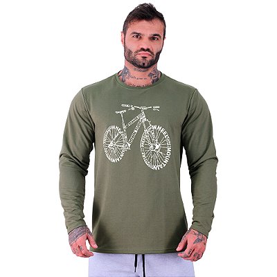Camiseta Manga Longa Moletinho MXD Conceito MTB Bike