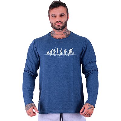 Camiseta Manga Longa Moletinho MXD Conceito MTB Do The Evolution