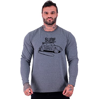 Camiseta Manga Longa Moletinho MXD Conceito SURF Fusca