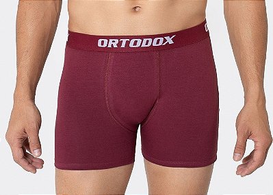 Cueca Boxer Cotton Masculina Ortodox Algodão Com Elastano fio 30.1