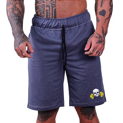 Bermuda Estampada Masculina MXD Conceito Detalhe Caveira e Halter